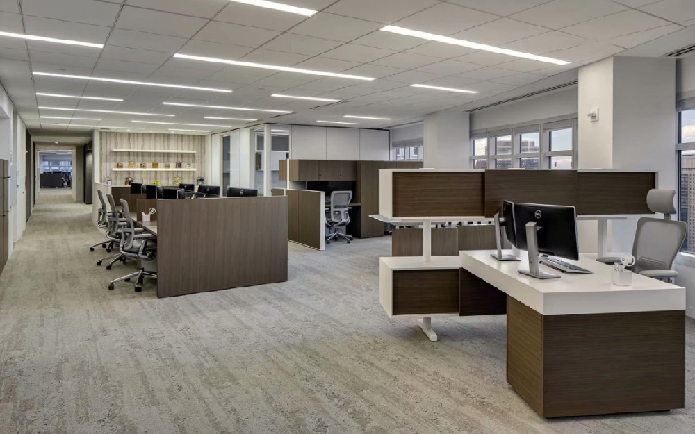 胡桃色職員辦公家具辦公桌椅 胡桃色職員辦公家具辦公桌椅